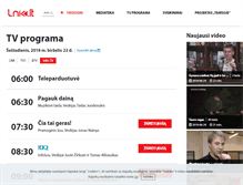 Tablet Screenshot of infotv.lt